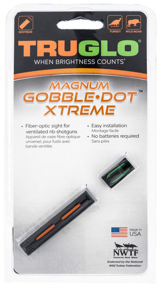 TRUGLO MAGNUM GOBBLE-DOT XTREME 1/4" RIB SHOTGUN SIGHTS