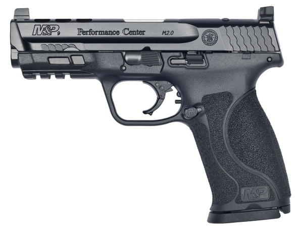 SMITH WESSON 11831 PERFORMANCE CENTER MP M2.0 CORE 9MM LUGER 4.25 171 MATTE BLACK BLACK ARMORNITE STAINLESS STEEL PORTED SLIDE BLACK INTERCHANGEABLE BACKSTRAP GRIP