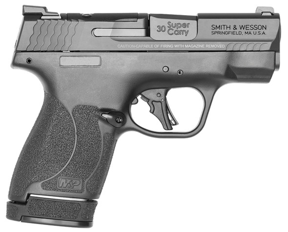 SMITH AND WESSON SHIELD PLUS OPTICS READY 30 SUPER CARRY 3.1" BARREL 13/16-ROUND MAGS