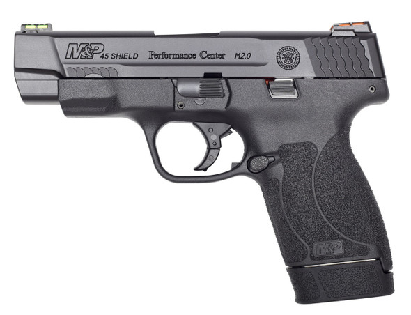 SMITH WESSON 11864 PERFORMANCE CENTER MP SHIELD M2.0 45 ACP 4 6171 MATTE BLACK BLACK ARMORNITE STAINLESS STEEL SLIDE BLACK POLYMER GRIP