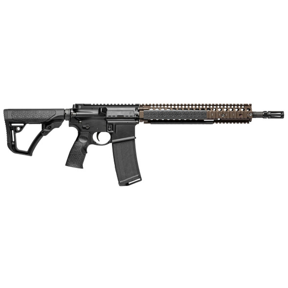 DANIEL DEFENSE, M4A1 SEMI-AUTOMATIC AR, 223 REM/556NATO, 14.5" HAMMER FORGED BARREL (16" OAL WITH PINNED BRAKE), CARBINE LENGTH GAS SYSTEM