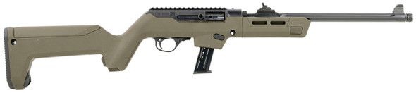 RUGER 9MM 16" BARREL, OD GREEN RIFLE - 17RD