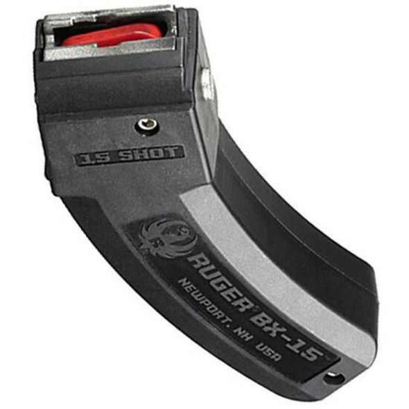 RUGER 90463 BX15 15RD MAGAZINE FITS RUGER 1022SRAMERICAN RIMFIRE 77CHARGER 22LR BX15 BLACK