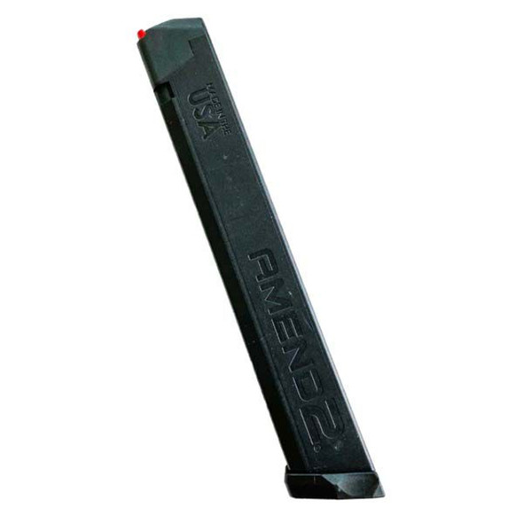 AMEND2 A2GLOCKSTICK A2STICK 34RD 9MM LUGER COMPATIBLE WGLOCK BLACK POLYMER