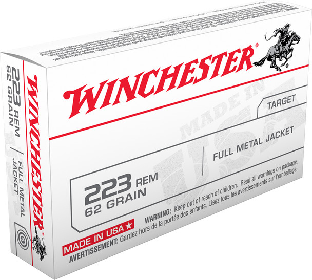 WINCHESTER USA 223 62GR FMJ AMMUNITION