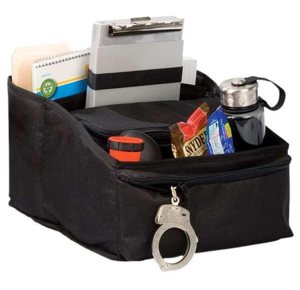 UNCLE MIKE'S NYLON BLACK DELUXE CAR SEAT ORGANIZER - 52562