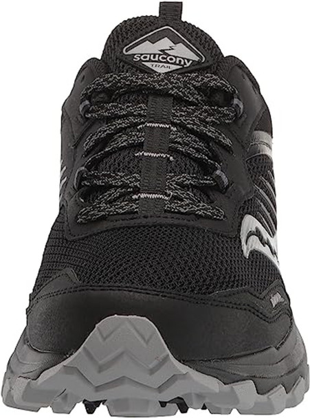 SAUCONY EXCURSION TR15 MEN'S RUNNING SHOES, BLACK/SHADOW - 8W SAUCONY EXCURSION TR15 MEN'S RUNNING SHOES, BLACK/SHADOW - 8W