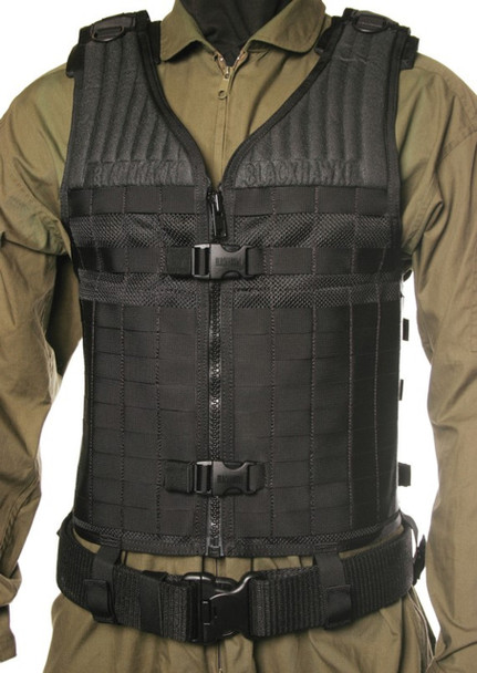 BLACKHAWK STRIKE GEN-4 MOLLE SYSTEM ELITE BLACK VEST - 37CL66BK