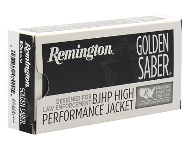 REMINGTON .40 S&W GOLDEN SABER AMMO 180GR BONDED JACKETED HOLLOW POINT