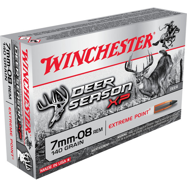 WINCHESTER AMMO DEER SEASON XP 7MM-08 REMINGTON 140 GR EXTREME POINT