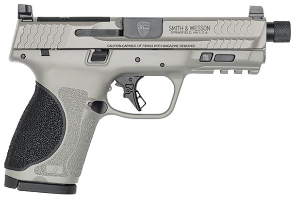 SMITH WESSON 13625 MP M2.0 OR SPEC SERIES KIT STRIKER FIRE 9MM LUGER 4.60 BARREL 151 231 BULL SHARK GRAY POLYMER FRAME OPTIC CUT STAINLESS STEEL SLIDE NO MANUAL SAFETY