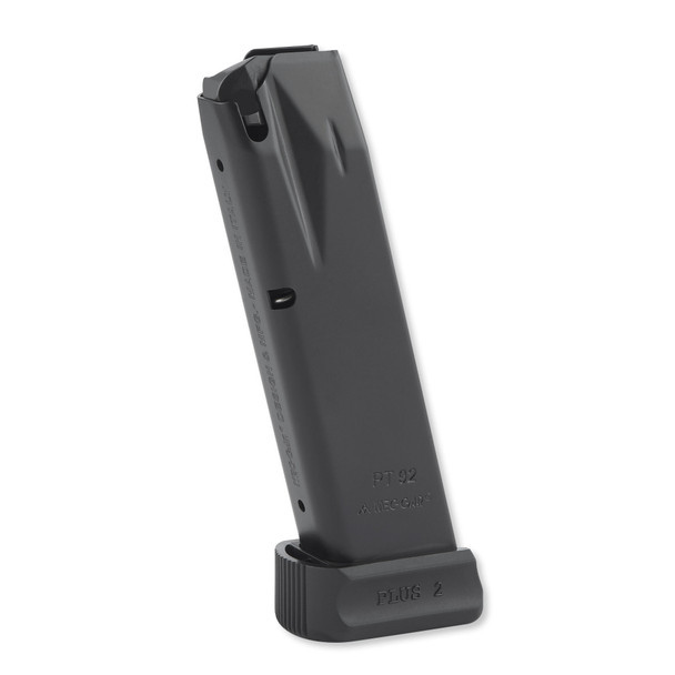MECGAR MGPT9220DPS STANDARD BLUED WITH ANTIFRICTION COATING DETACHABLE WITH DROP PROTECTION SYSTEM 20RD 9MM LUGER FOR TAURUS PT99PT92