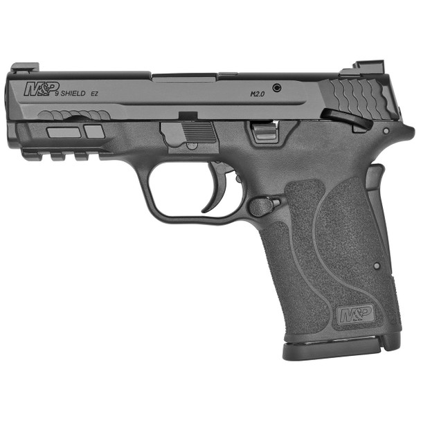 SMITH & WESSON, M&P SHIELD EZ M2.0, SEMI-AUTOMATIC PISTOL, COMPACT, 9MM, 3.6" BARREL, POLYMER FRAME, ARMORNITE FINISH, BLACK, TRUGLO PRO NIGHT SIGHTS, GRIP/THUMB SAFETY, 8RD, 2 MAGAZINES