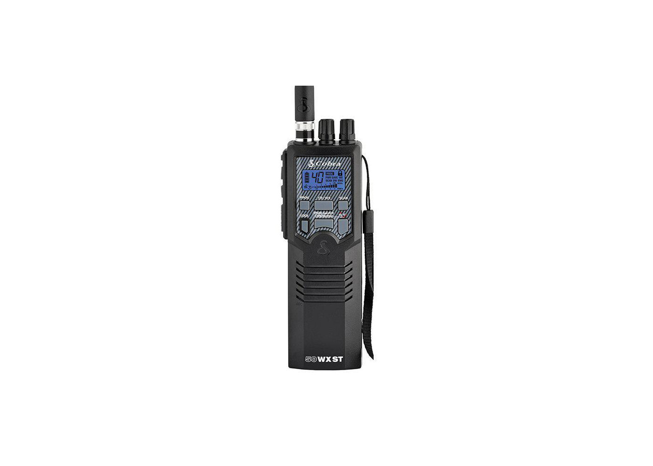 Cobra HH50 WXST Handheld CB Radio with Soundtracker and NOAA Weather
