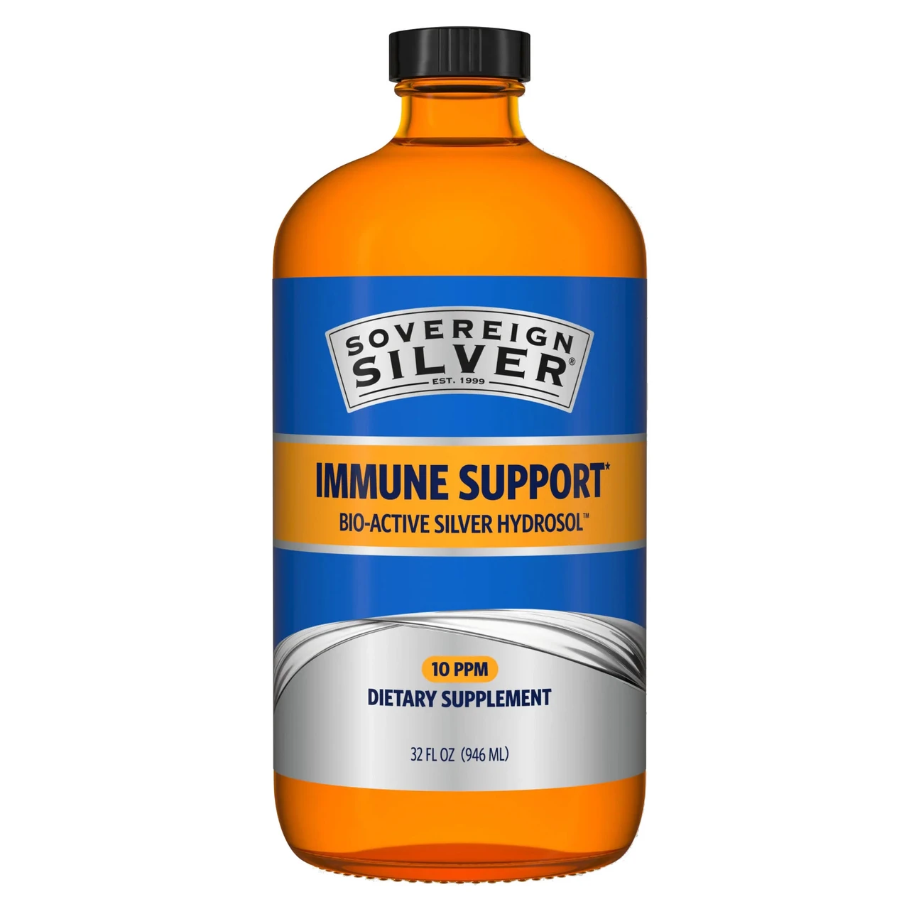 Sovereign Silver, Bio-Active Silver Hydrosol - 32oz Economy Size