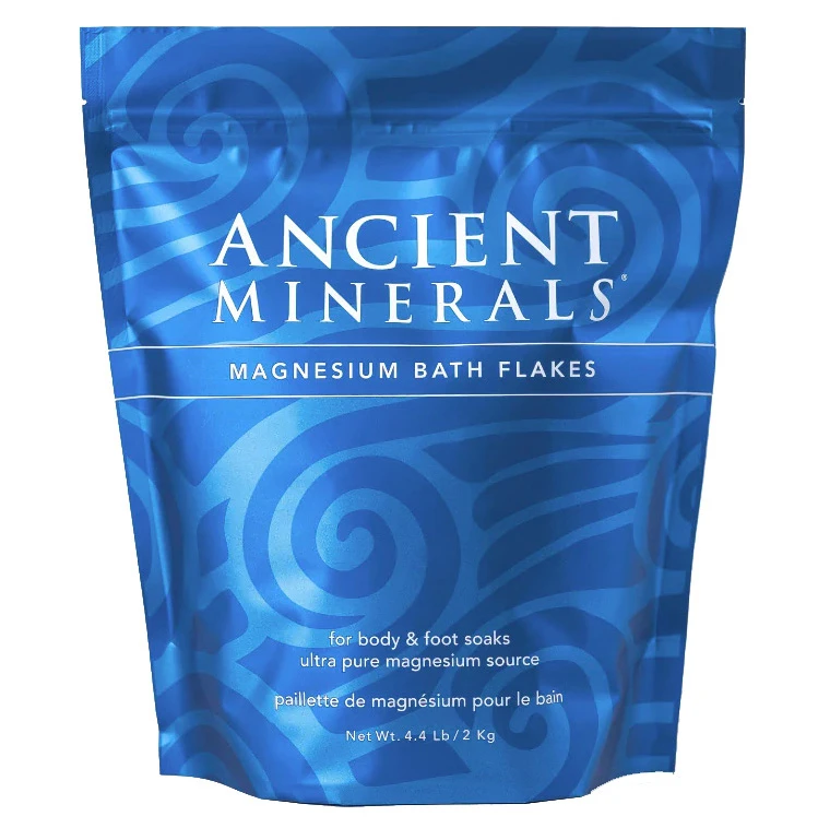 Ancient Minerals Magnesium Bath Flakes - Transdermal Magnesium Supplement - 4 lbs
