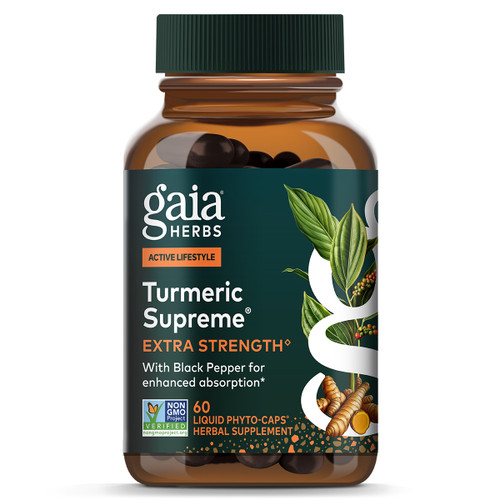 Gaia Herbs Turmeric Supreme Extra Strength - 60 Capsules