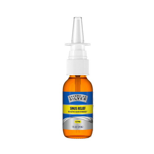 Sovereign Silver, Bio-Active Silver Hydrosol, Sinus Relief - 1 oz Vertical Spray