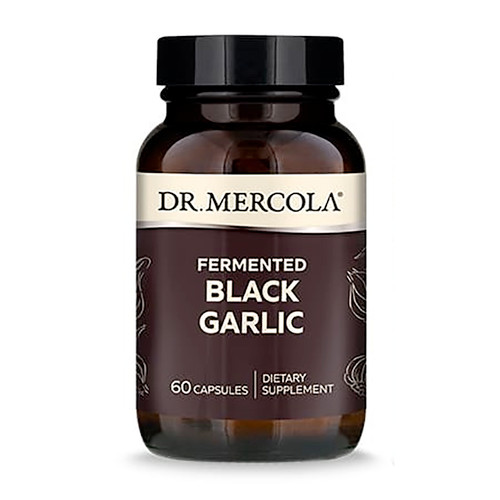 Dr. Mercola Fermented Black Garlic - 60 Capsules Dr. Mercola Fermented Black Garlic - 60 Capsules
