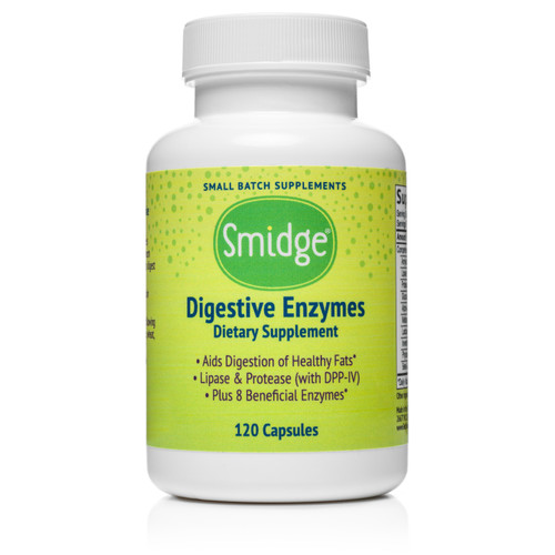 Smidge (Organic3 GUTzyme), Digestive Enzymes - 120 Capsules Smidge (Organic3 GUTzyme), Digestive Enzymes - 120 Capsules