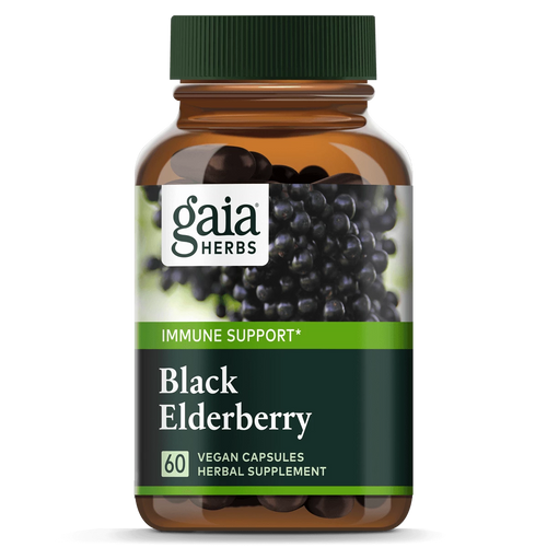 Gaia Herbs Black Elderberry - 60 Capsules Gaia Herbs Black Elderberry - 60 Capsules