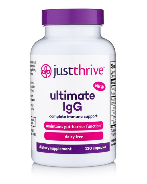 Just Thrive Ultimate IgG - 30 day supply - 120 capsules Just Thrive Ultimate IgG - 30 day supply - 120 capsules