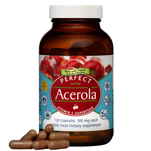 Perfect Acerola - Vitamin C Superfood - 120 Capsules Perfect Acerola - Vitamin C Superfood - 120 Capsules
