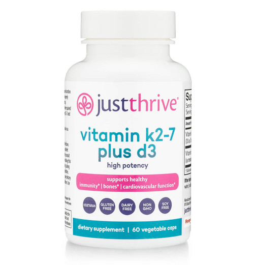 Just Thrive k2-7 Plus D3 - 60 capsules Just Thrive k2-7 Plus D3 - 60 capsules