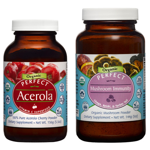 Mushroom and Vitamin C For Immunity Bundle Mushroom and Vitamin C For Immunity Bundle