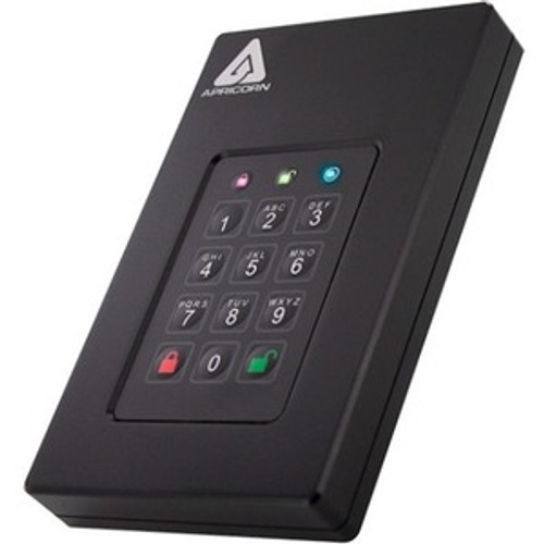 Apricorn Aegis Fortress 1 TB Hard Drive - External - USB 3.0