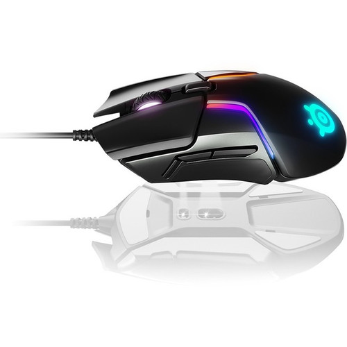 SteelSeries Rival 600 Mouse - TrueMove3+ - Cable - Black - USB - 12000 dpi - Scr