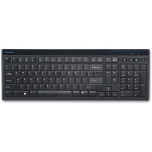 Kensington Slim Type Wired Keyboard - Cable Connectivity - USB Interface Volume