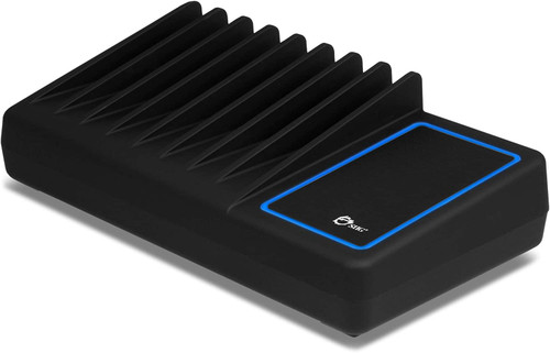 SIIG 10-Port USB Charging Station with Ambient Light Deck - Charging up to 10 iP