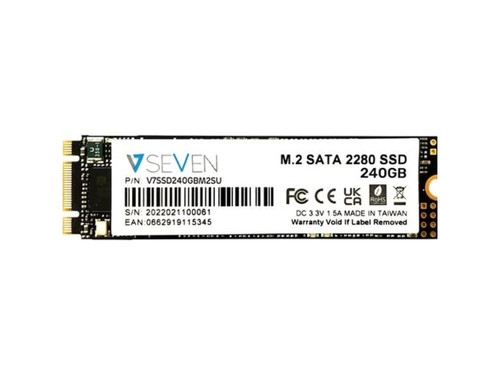 V7 V7SSD240GBM2SU 240 GB Solid State Drive - M.2 Internal - SATA (SATA/600) - TA