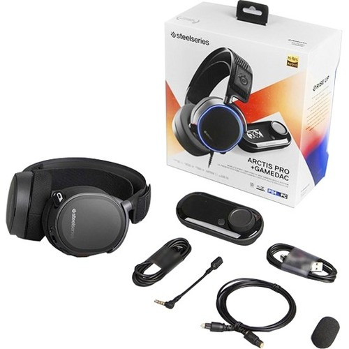 SteelSeries Arctis Pro + Gamedac - Stereo - Mini-phone (3.5mm), USB - Wired - 32