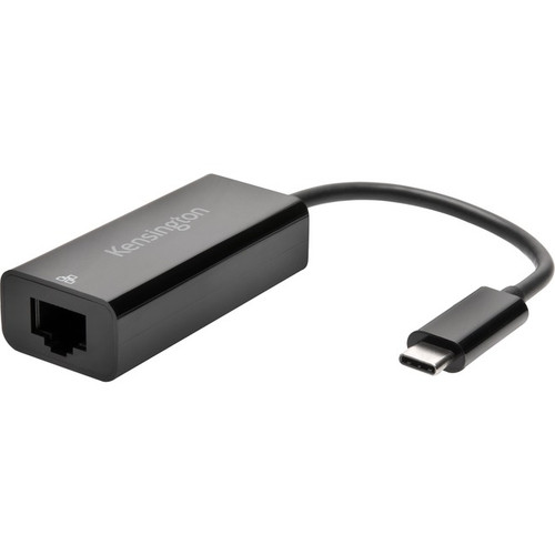 Kensington CA1100E USB-C to Ethernet Adapter - USB Type C - 128 MB/s Data Transf