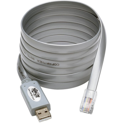 Tripp Lite by Eaton USB-A to RJ45 Serial Rollover Cable (M/M) - Cisco Compatible