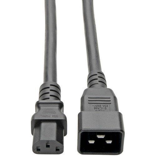 Tripp Lite by Eaton C20 to C13 Power Cord for Computer - Heavy-Duty 15A 100-250V