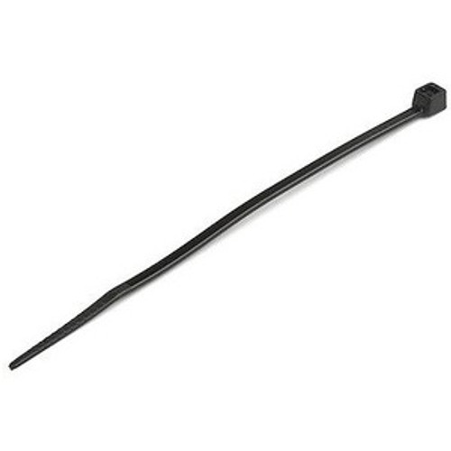 4XEM 100 Pack 8" Reusable Cable Ties - Black Medium Nylon/Plastic Zip Tie - Cabl