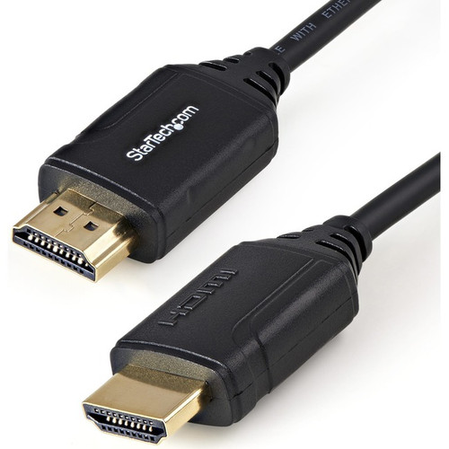 StarTech.com 1.6ft/50cm Premium Certified HDMI 2.0 Cable with Ethernet, High Spe
