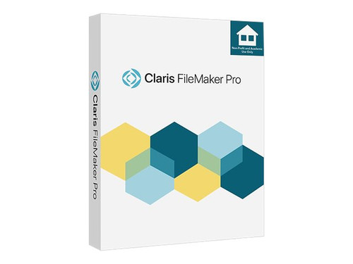 Claris FileMaker Pro v.19.0 - Box Pack - 1 User - Academic, Non-profit - DBMS -