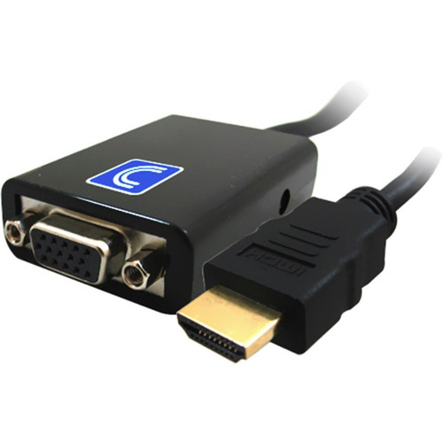 Comprehensive HDMI A Male to VGA Female with Audio Converter - 4" HDMI/Mini-phon