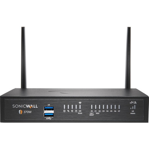 SonicWall TZ370W Network Security/Firewall Appliance - 8 Port - 10/100/1000Base-