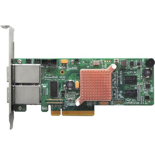 HighPoint RocketRAID 4522 Controller Card - 6Gb/s SAS - PCI Express 2.0 x8 - Plu