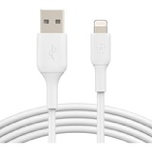 Belkin BoostCharge Lightning to USB-A Cable (3 meter / 9.9 foot, White) - 9.9 ft