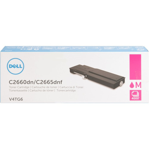 Dell Original High Yield Laser Toner Cartridge - Magenta - 1 Each - 4000 Pages