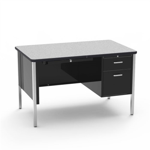 Virco 543 Teachers Desk with Drawers, High Quality 30 x 48 Laminate Top, Commerc