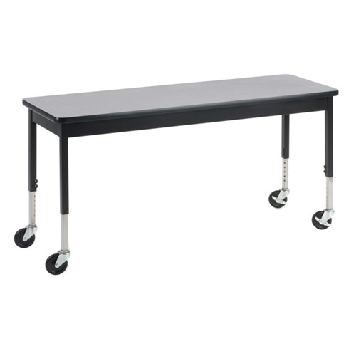 Virco 6800 Series Multi-Purpose Table w/Caster - 20"W x 60"L x 24"-34"H(Virco 68