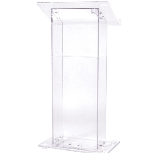 Oklahoma Sound Acrylic Lecterns With Shelf (Oklahoma Sound Okl-401S)