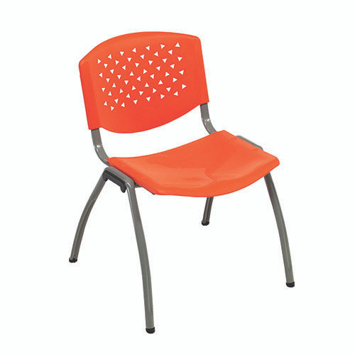 Amtab Stackable Caf Chair - 20.5"W X 16"L X 29.75"H - Seat Height 16.75"H  (Amt-